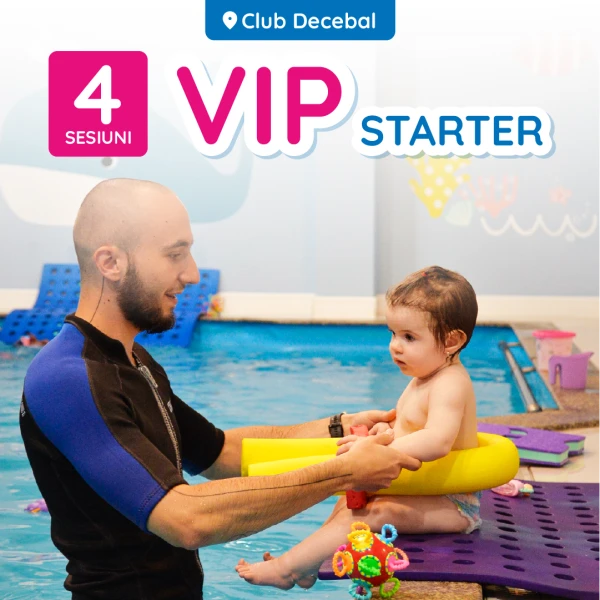 Abonament 4 sesiuni educație acvatică - VIP - Club Decebal