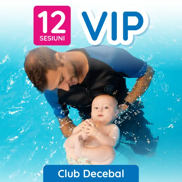 Abonament 12 sesiuni educație acvatică - VIP - Club Decebal