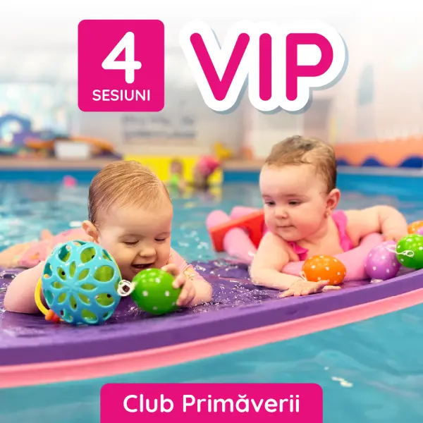 Abonament 4 sesiuni educație acvatică - VIP - Club Primăverii