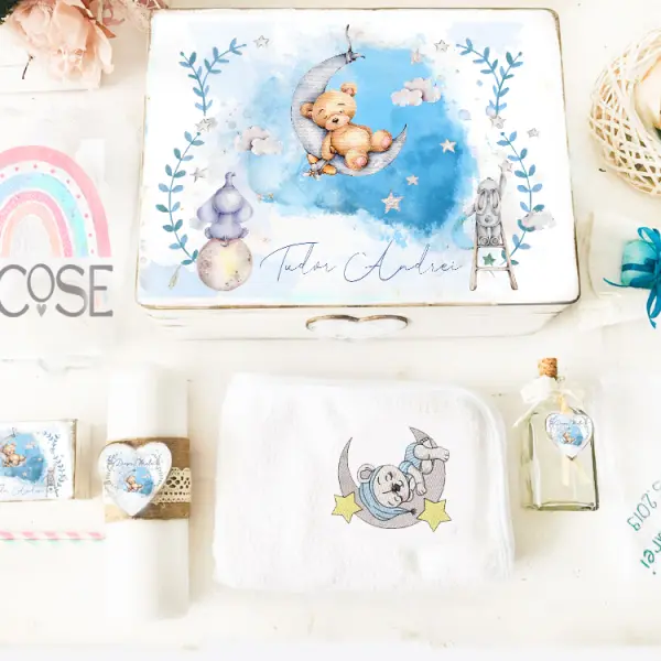 Trusou Botez Personalizat – Cerul Înstelat