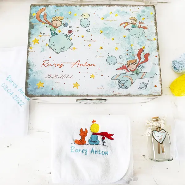 Trusou Botez Personalizat – Micul Prinț și Harta Stelelor