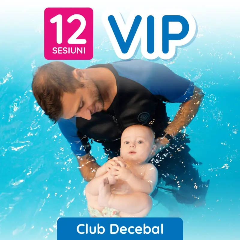 Abonament 12 sesiuni educație acvatică - VIP - Club Decebal