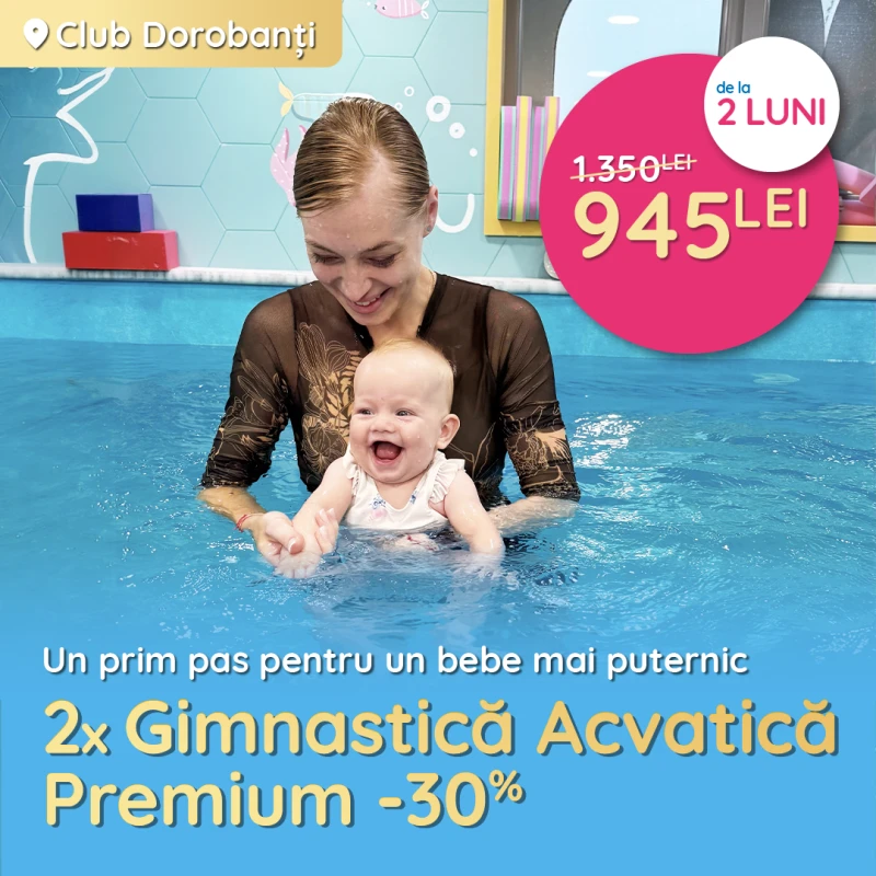 Pachet 2 sesiuni Gimnastică Acvatică Premium -30%