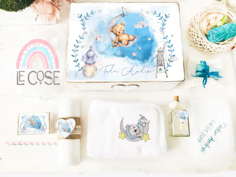 Trusou Botez Personalizat – Cerul Înstelat