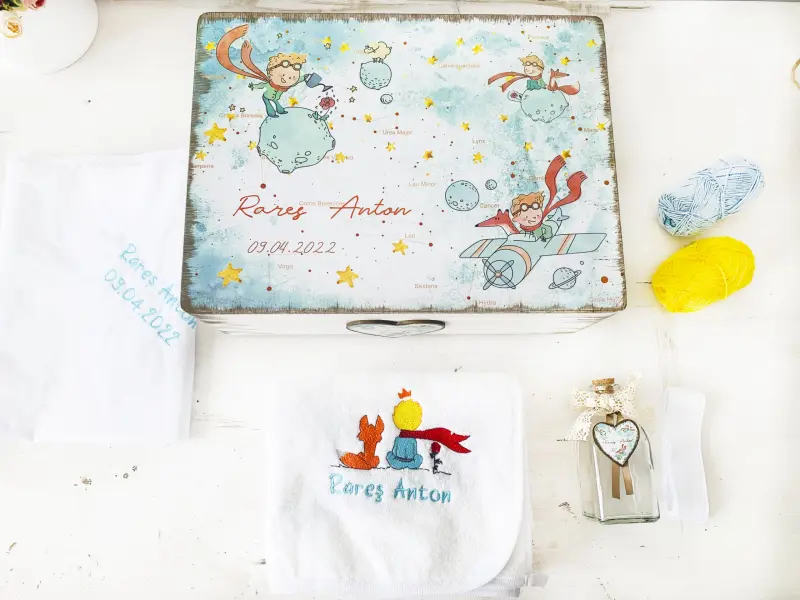 Trusou Botez Personalizat – Micul Prinț și Harta Stelelor